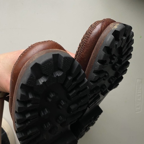 Cole Haan Country Brown Leather Lace Up Boots, Women's Size 8.5 Nr - Picture 11 of 15